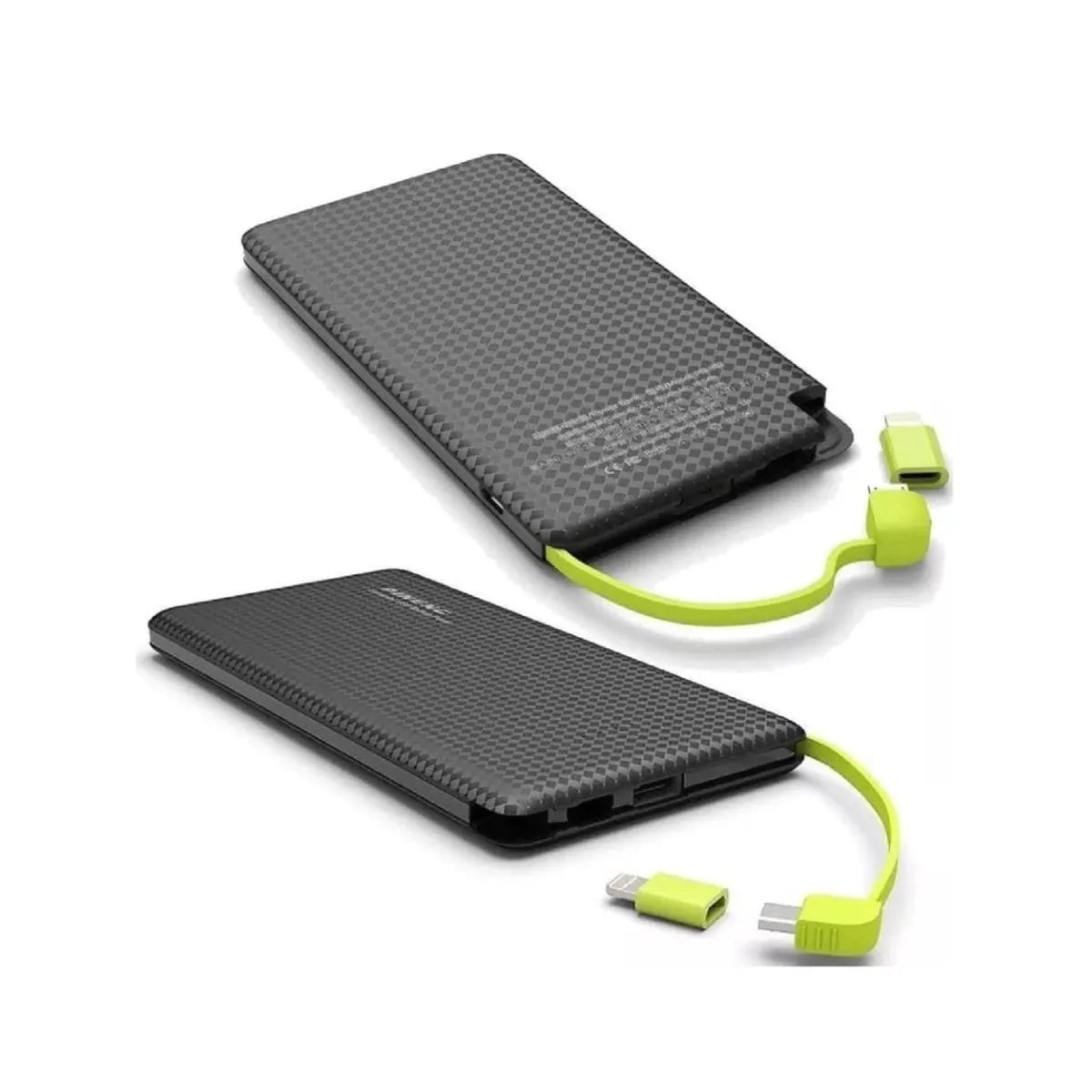 Mega Carregador portátil power bank 10000mah com adaptador lightning